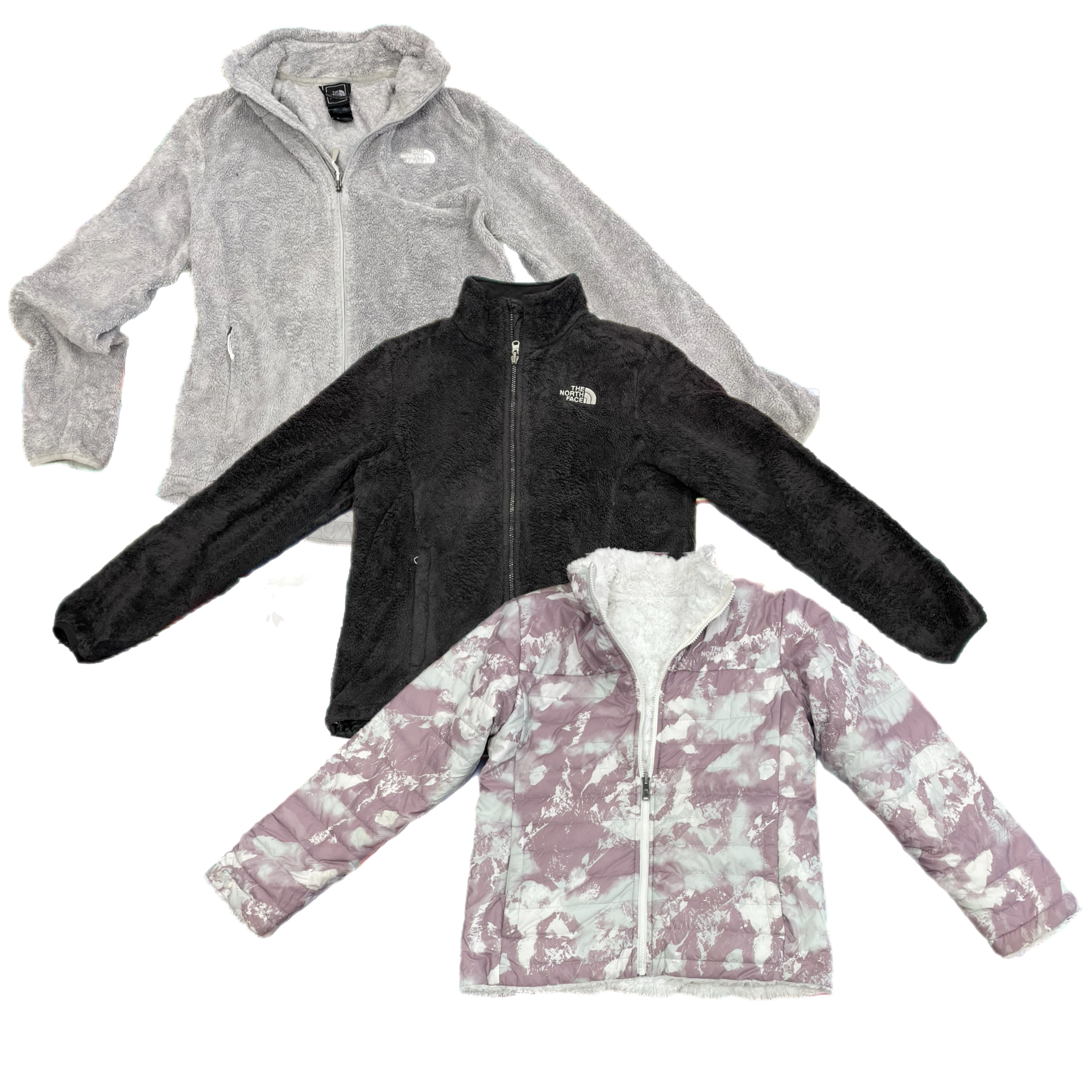 Collection of NORTH FACE FLEECE JACKETS in a gallery layout