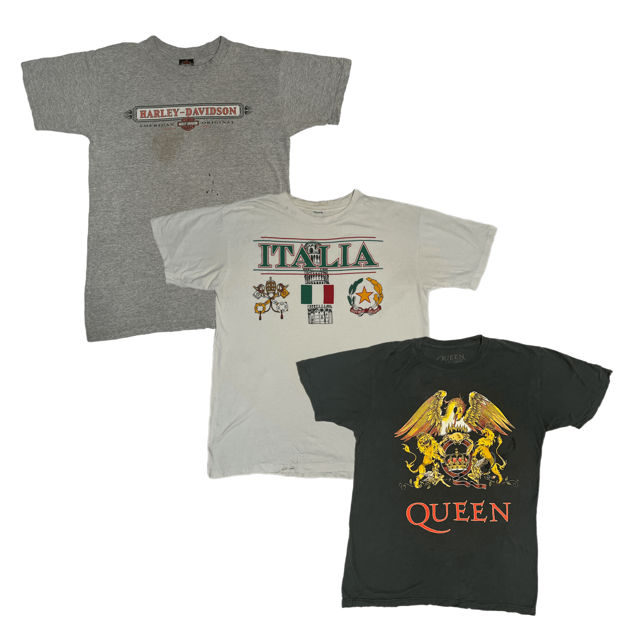 Collection of MIX GRAPHIC T-SHIRT GRADE B/C in a gallery layout