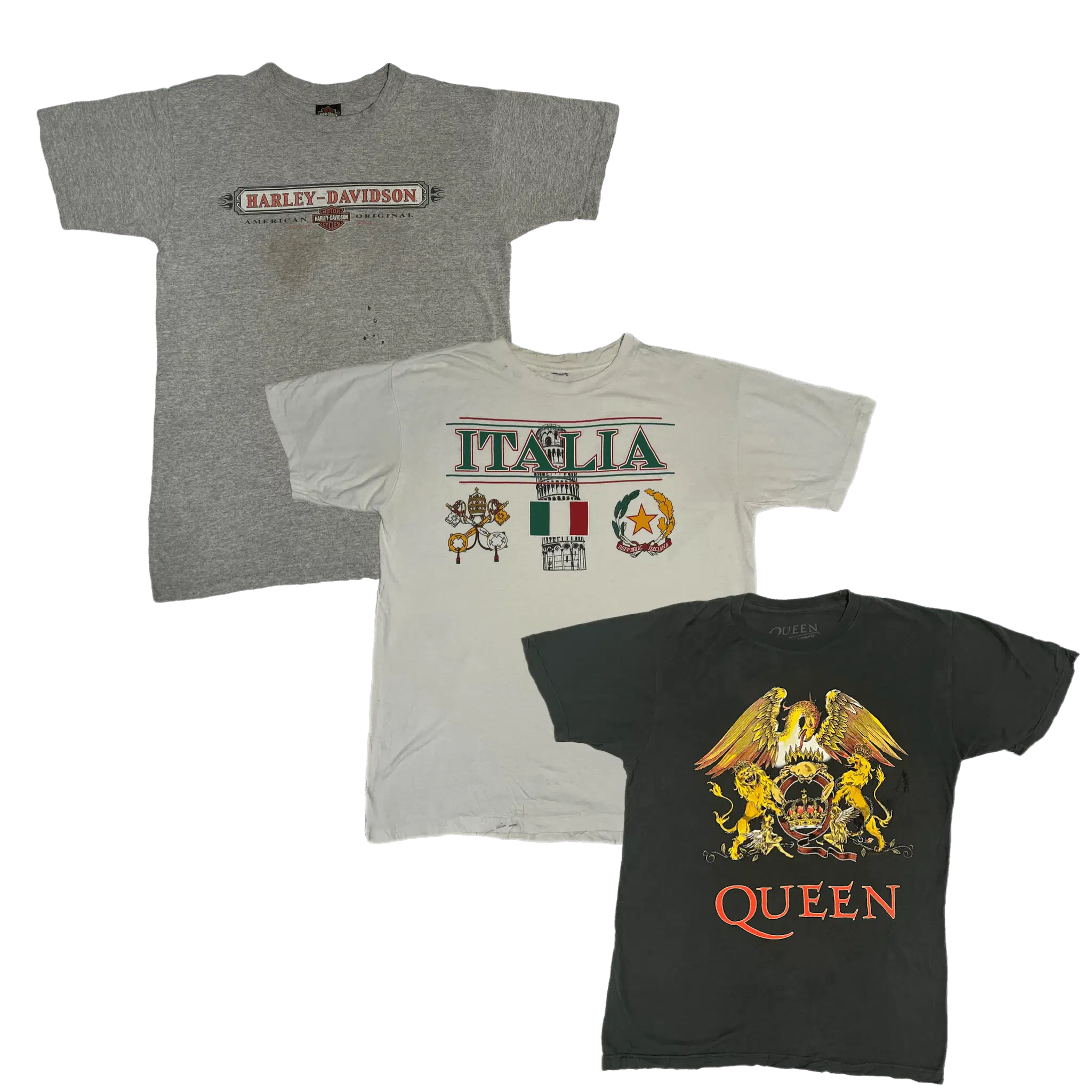 Collection of MIX GRAPHIC T-SHIRT GRADE B/C in a gallery layout