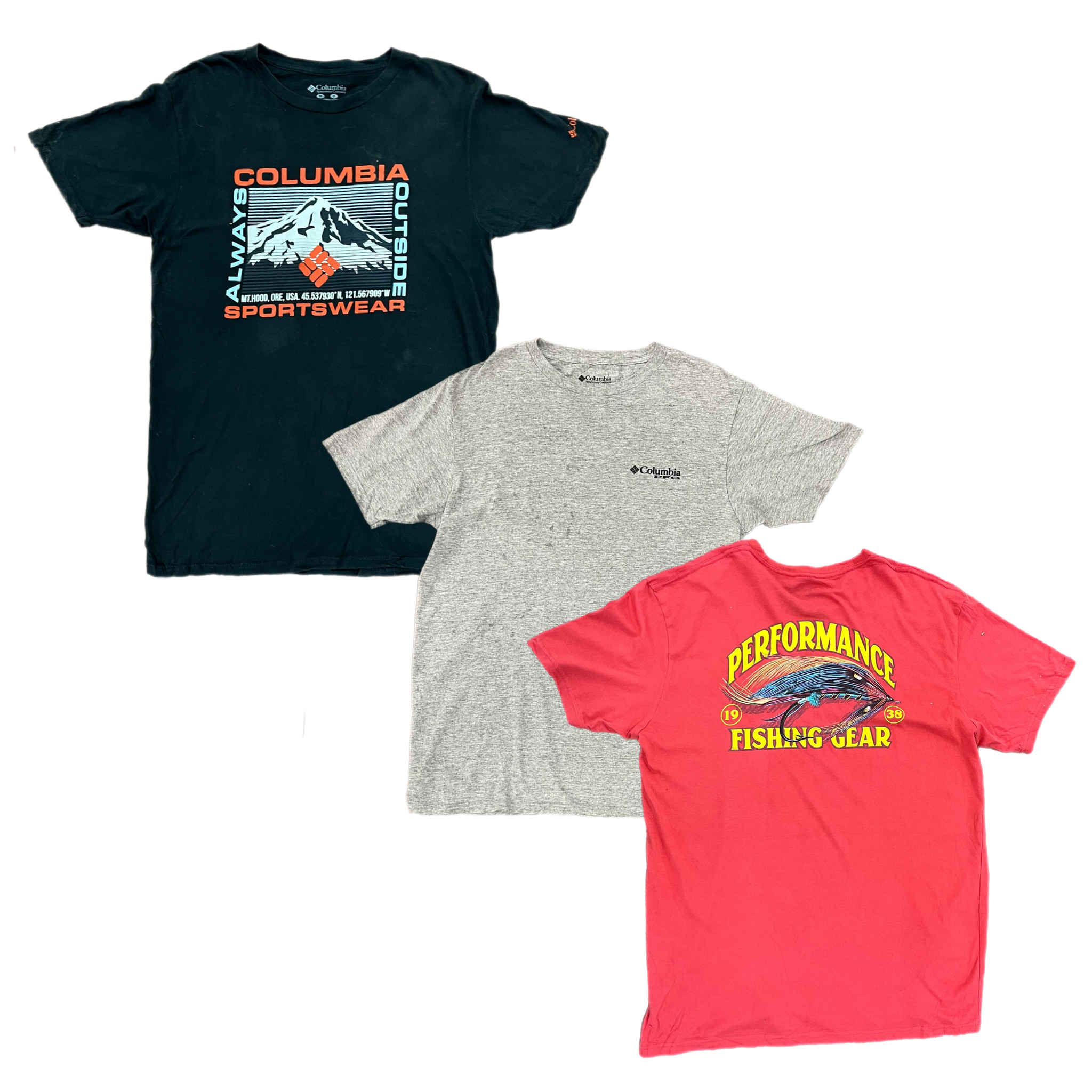 Collection of COLUMBIA T-SHIRTS in a gallery layout