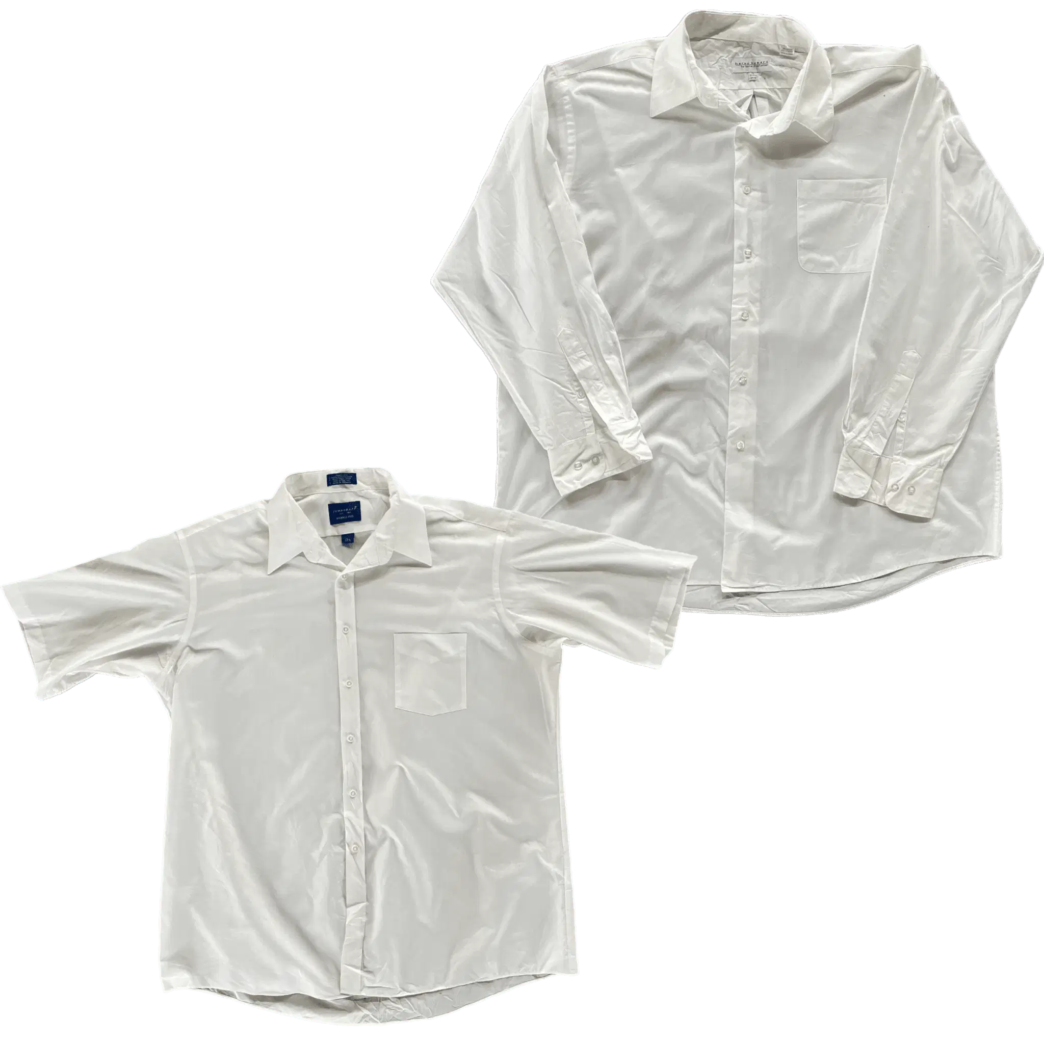 Collection of MEN'S WHITE COTTON SHIRT in a gallery layout
