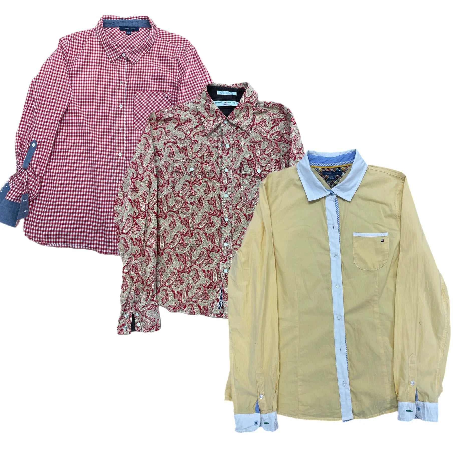 Collection of 50X TOMMY HILFIGER LADIES SHIRTS in a gallery layout