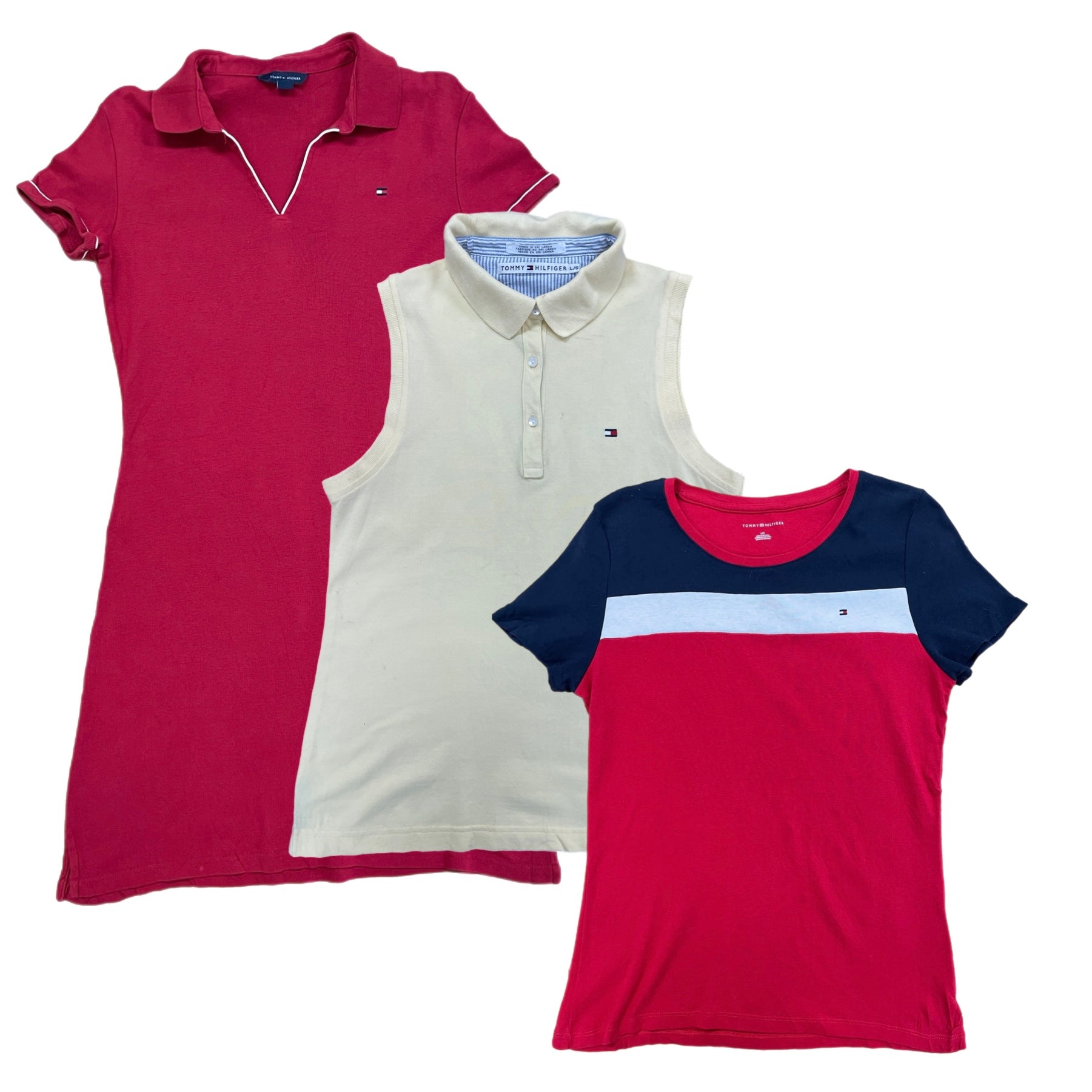 Collection of 100X TOMMY HILFIGER LADIES T-SHIRT in a gallery layout