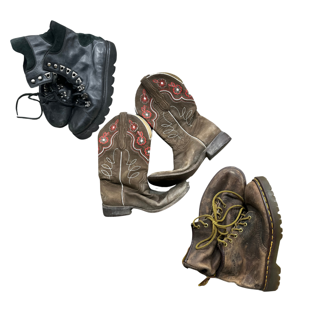 Collection of VINTAGE SHOES in a gallery layout