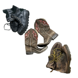 Collection of 15X VINTAGE SHOES in a gallery layout
