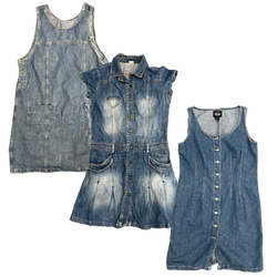 Collection of 20X LADIES DENIM DRESS in a gallery layout