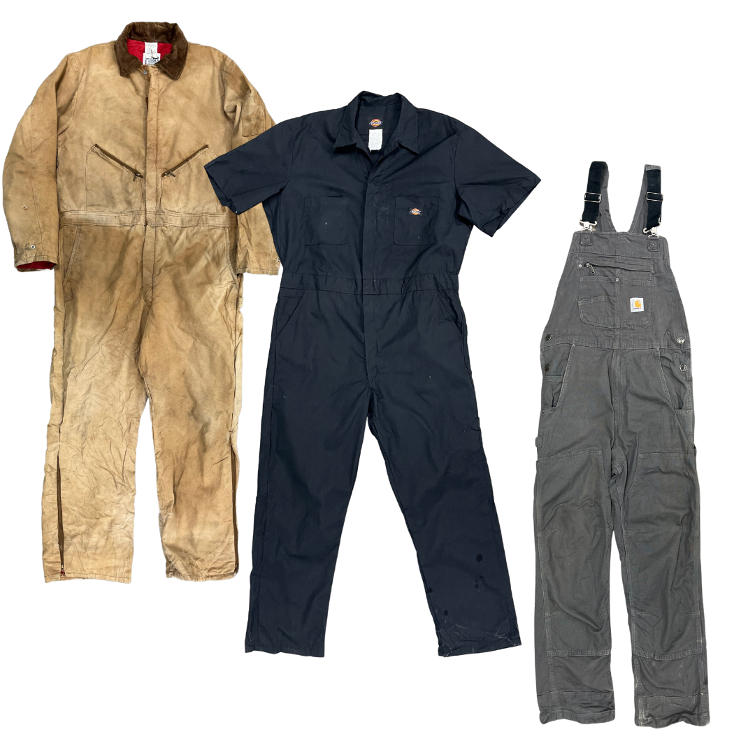 Collection of MIX HEAVY DUTY OVERALLS/COVERALLS in a gallery layout