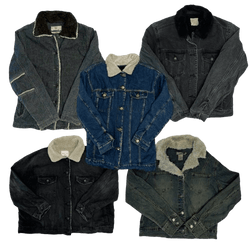 Collection of 25X LADIES SHERPA-LINED JACKETS in a gallery layout