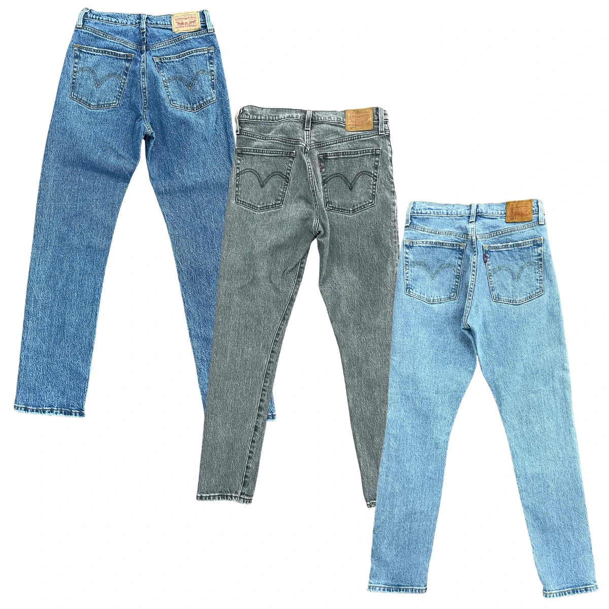 Collection of 25X 501 LADIES LEVI'S in a gallery layout