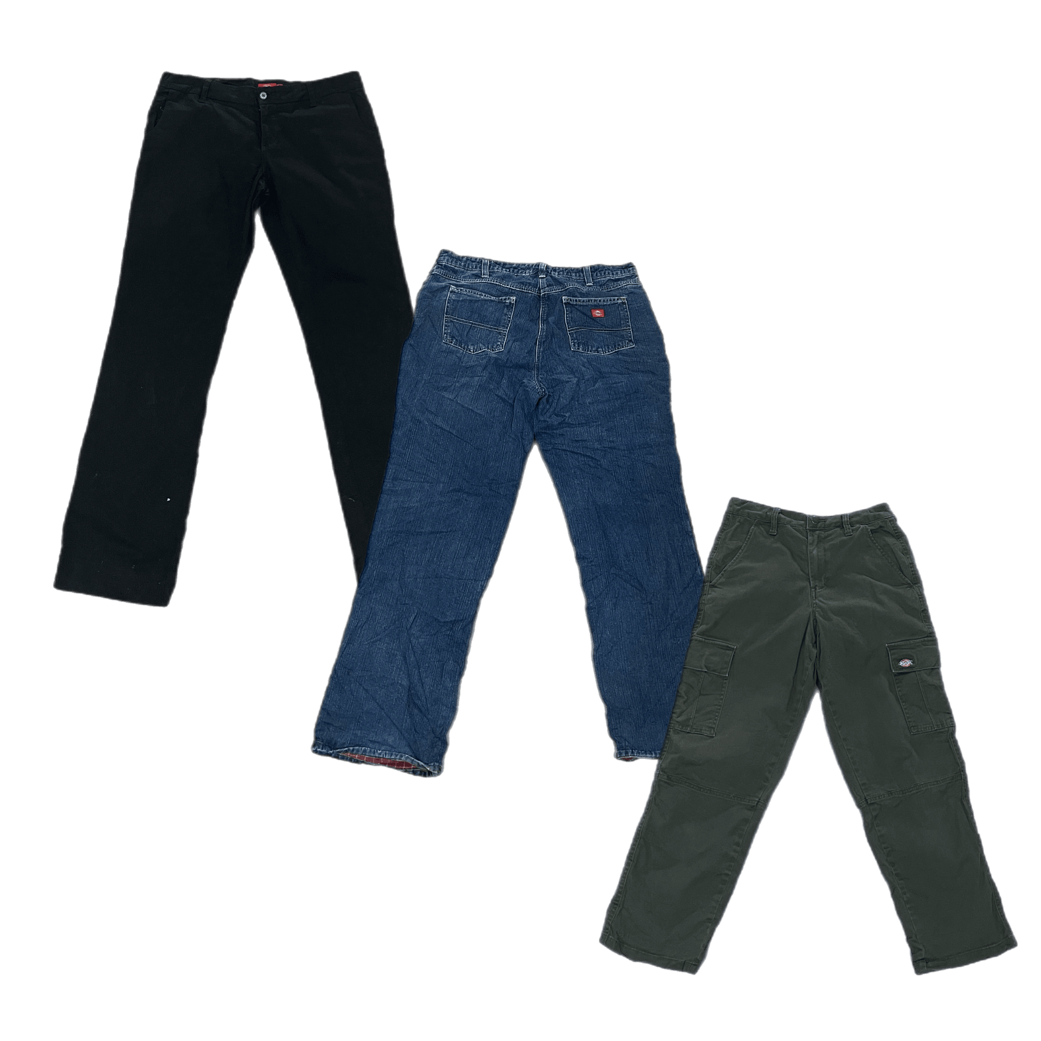 Collection of 50X DICKIES LADIES PANTS in a gallery layout