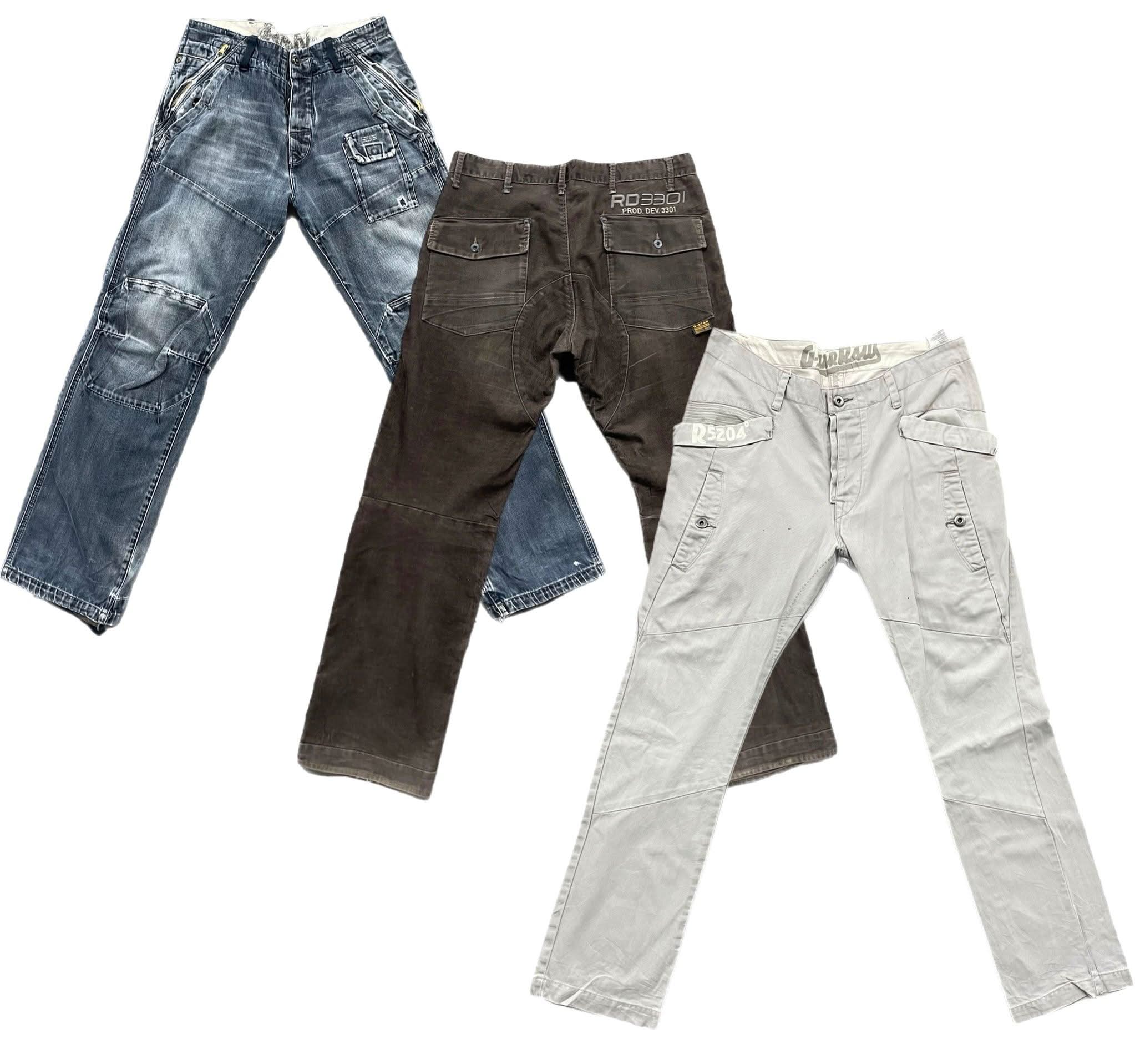 Collection of DIESEL & G-STAR PANTS in a gallery layout