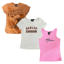 Collection of 50X LADIES HARLEY DAVIDSON T-SHIRT in a gallery layout