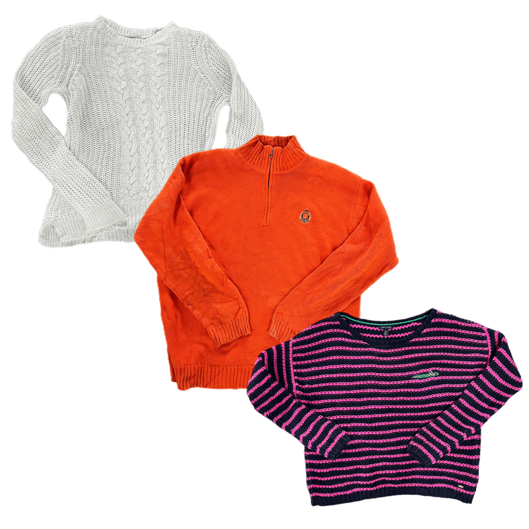 Collection of LADIES MIXED BRAND SWEATERS in a gallery layout