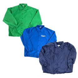 Collection of 50X NYLON COACH JACKETS in a gallery layout