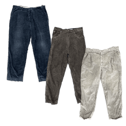 Collection of 50X UNBRANDED MENS CORDUROY TROUSERS in a gallery layout