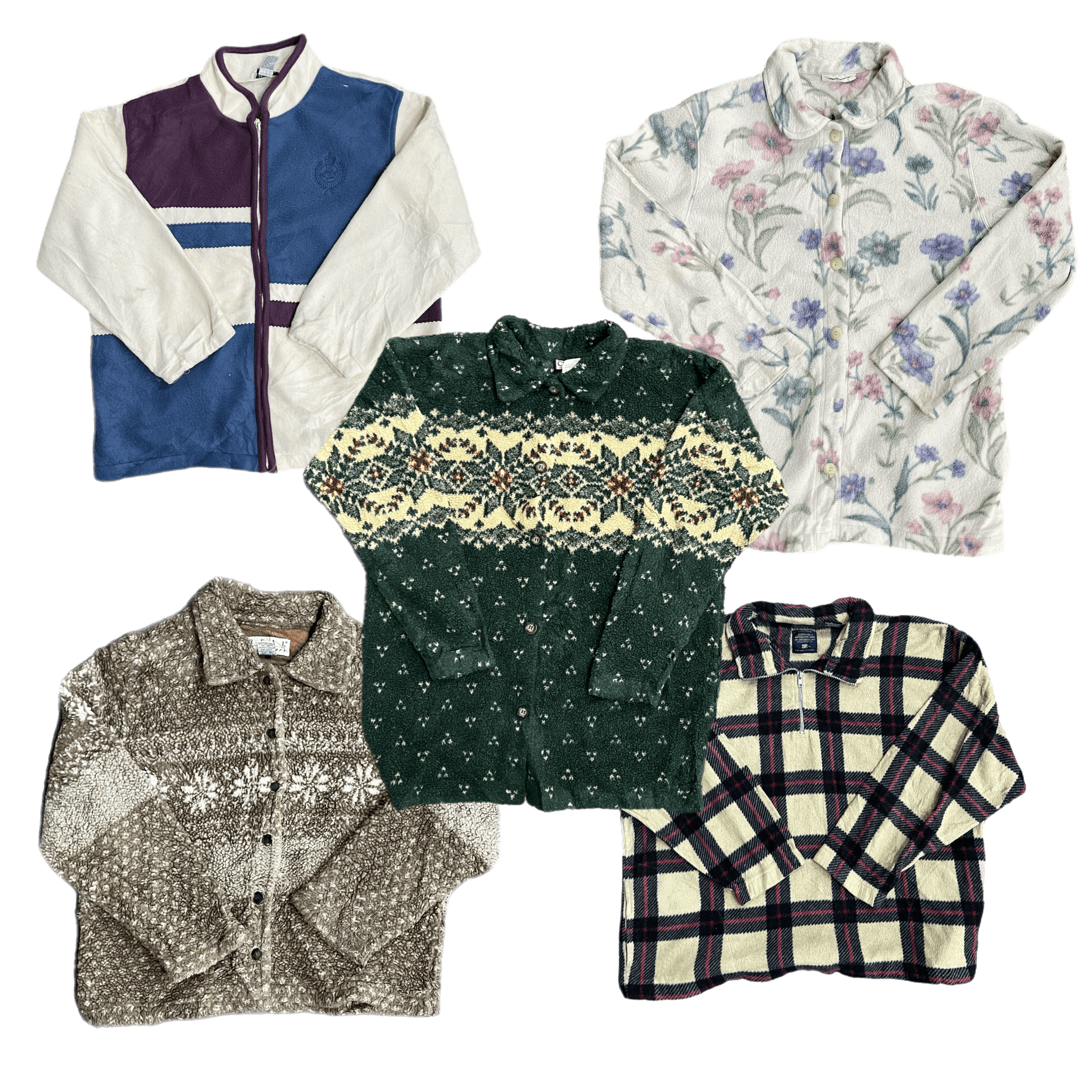 Collection of CRAZY COLOUR FLEECES in a gallery layout