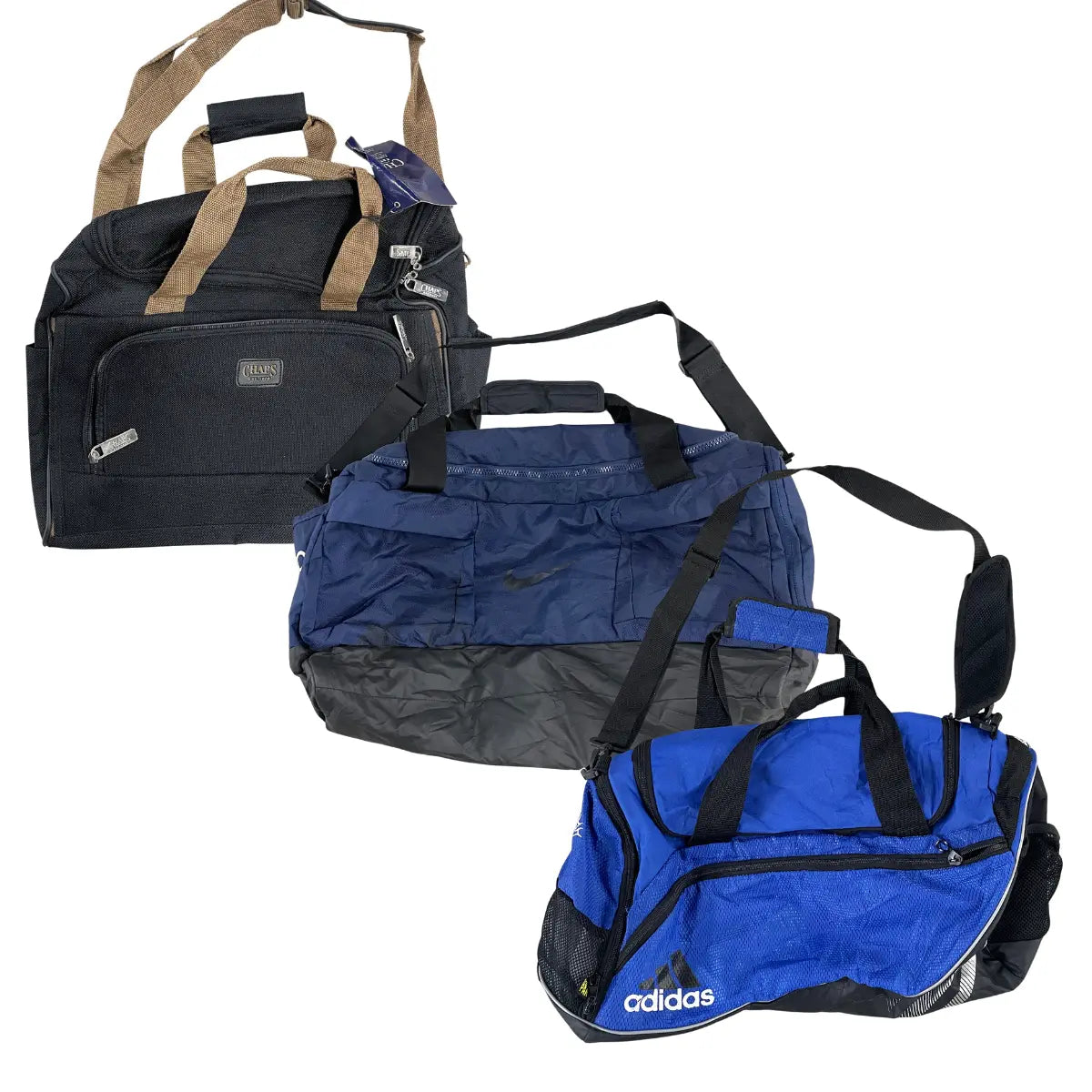 Collection of 20X MIXED BRANDED DUFFLE BAGS in a gallery layout