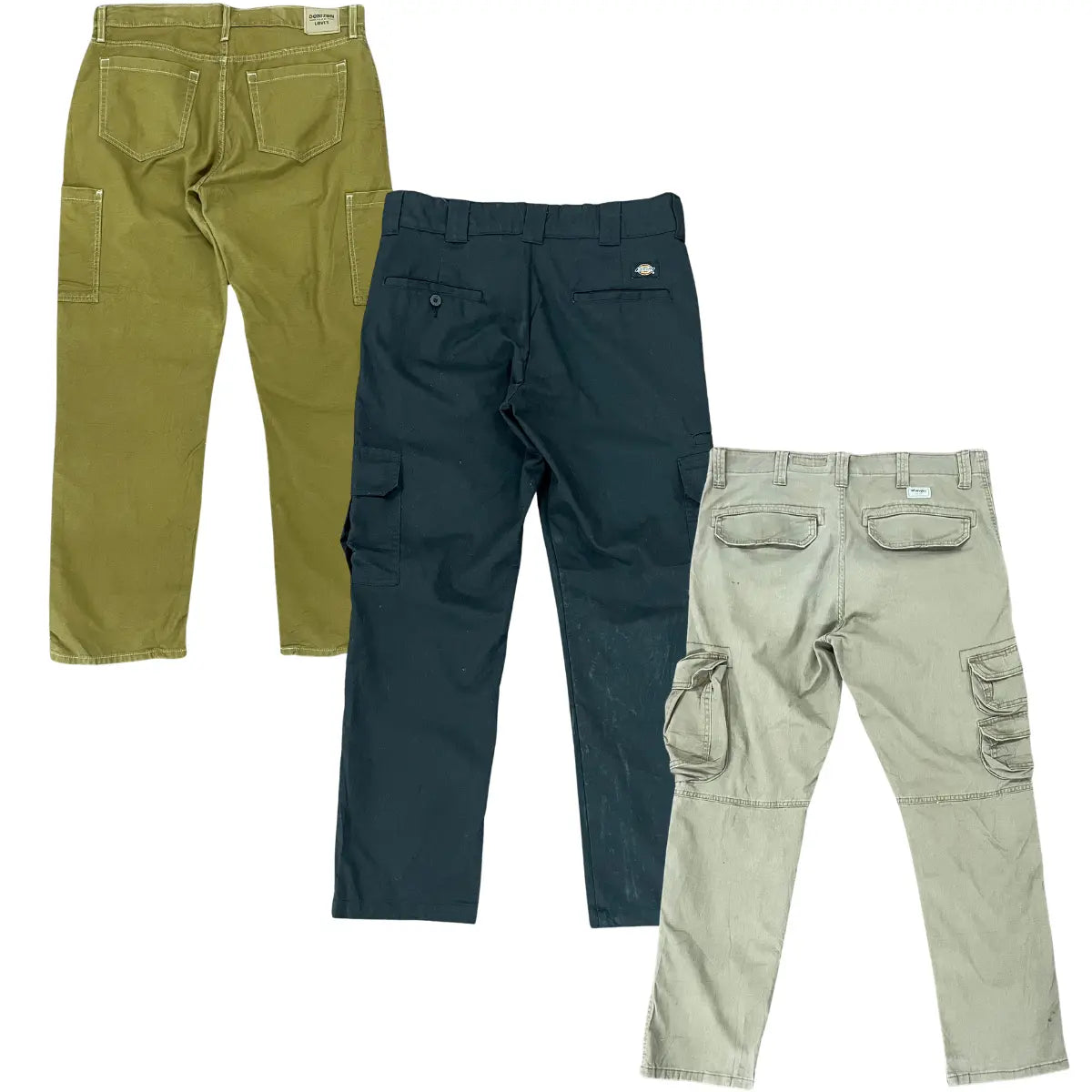 Collection of 25X BRANDED CARGO PANTS in a gallery layout