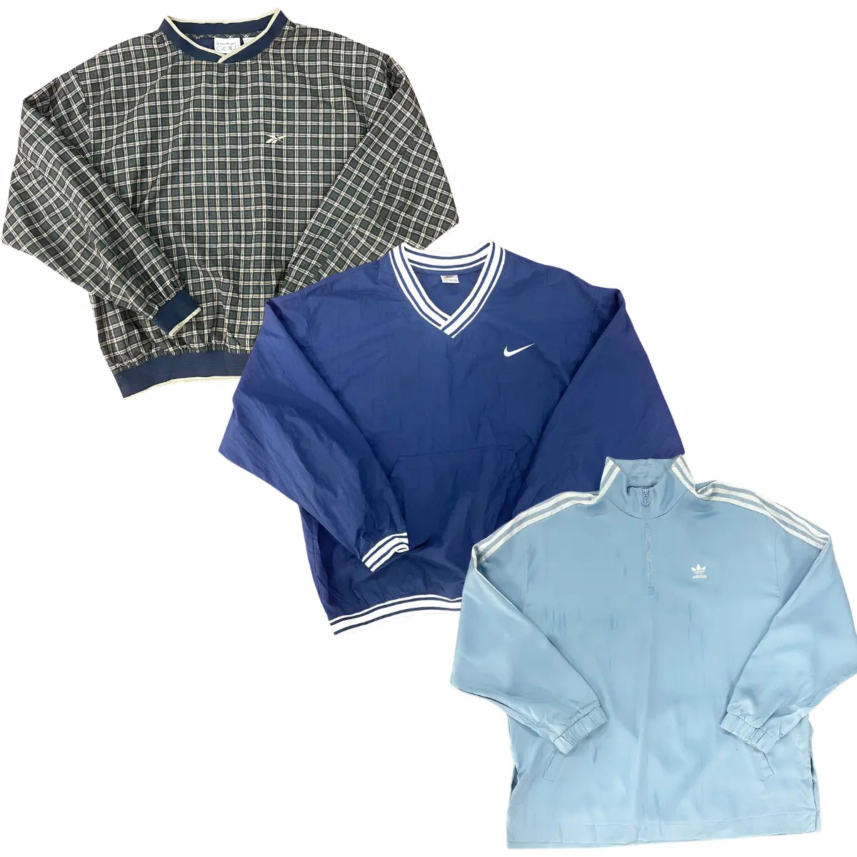 Collection of 50X BRANDED WINDBREAKER TOPS in a gallery layout