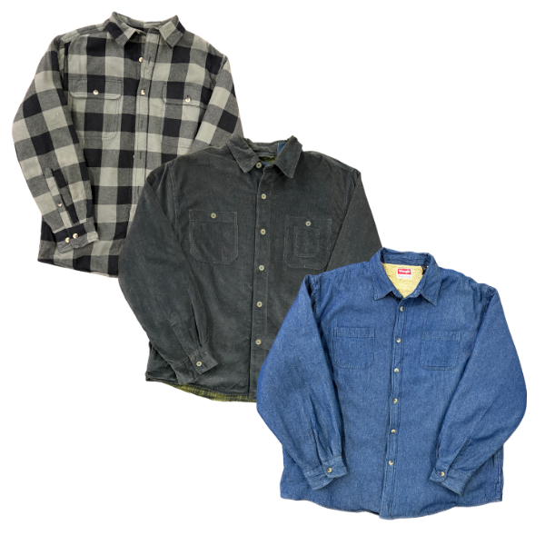 Collection of BRANDED SHERPA SHIRT in a gallery layout