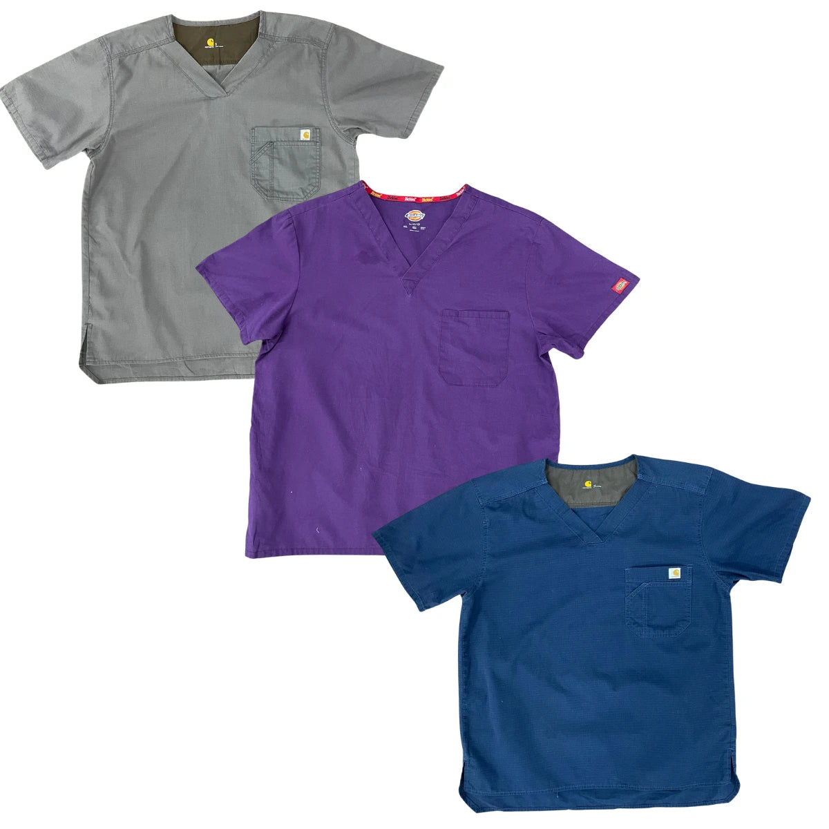 Collection of 50X CARHARTT DICKIES LIGHT T-SHIRTS in a gallery layout