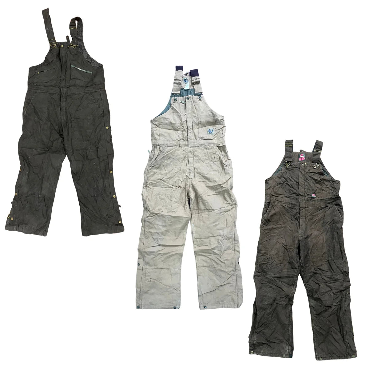 Collection of 10X CARHARTT STYLE OVERALLS in a gallery layout