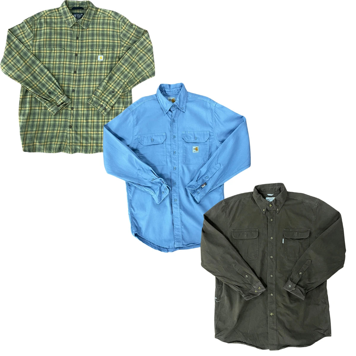 Collection of 50X CARHARTT SHIRTS in a gallery layout