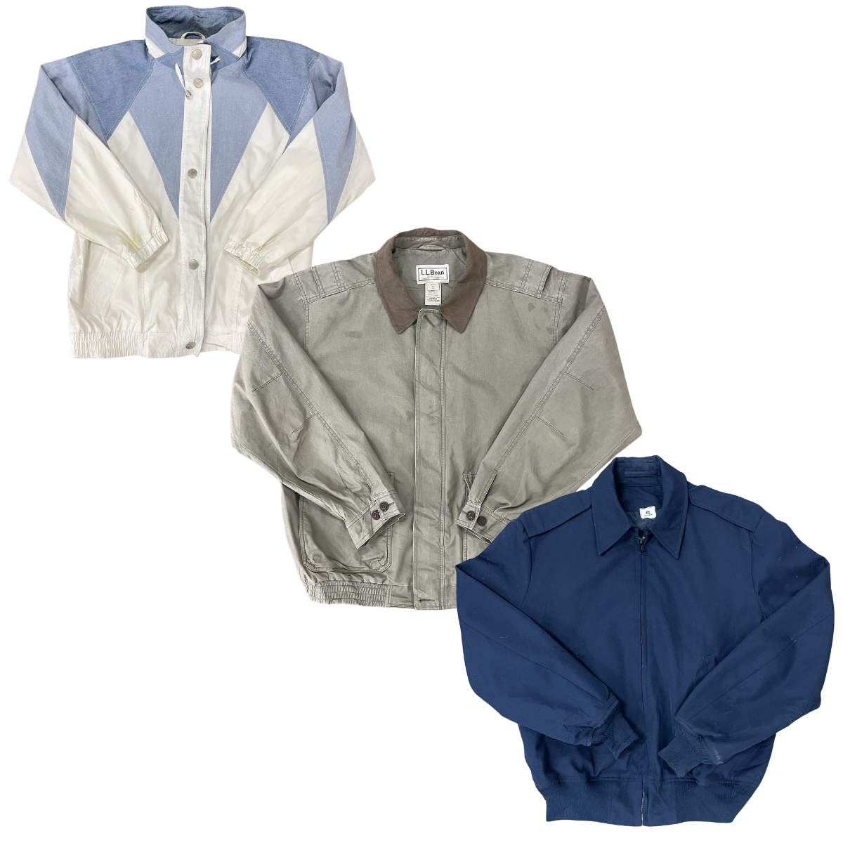 Collection of 25X COTTON ZIPPER JACKETS in a gallery layout