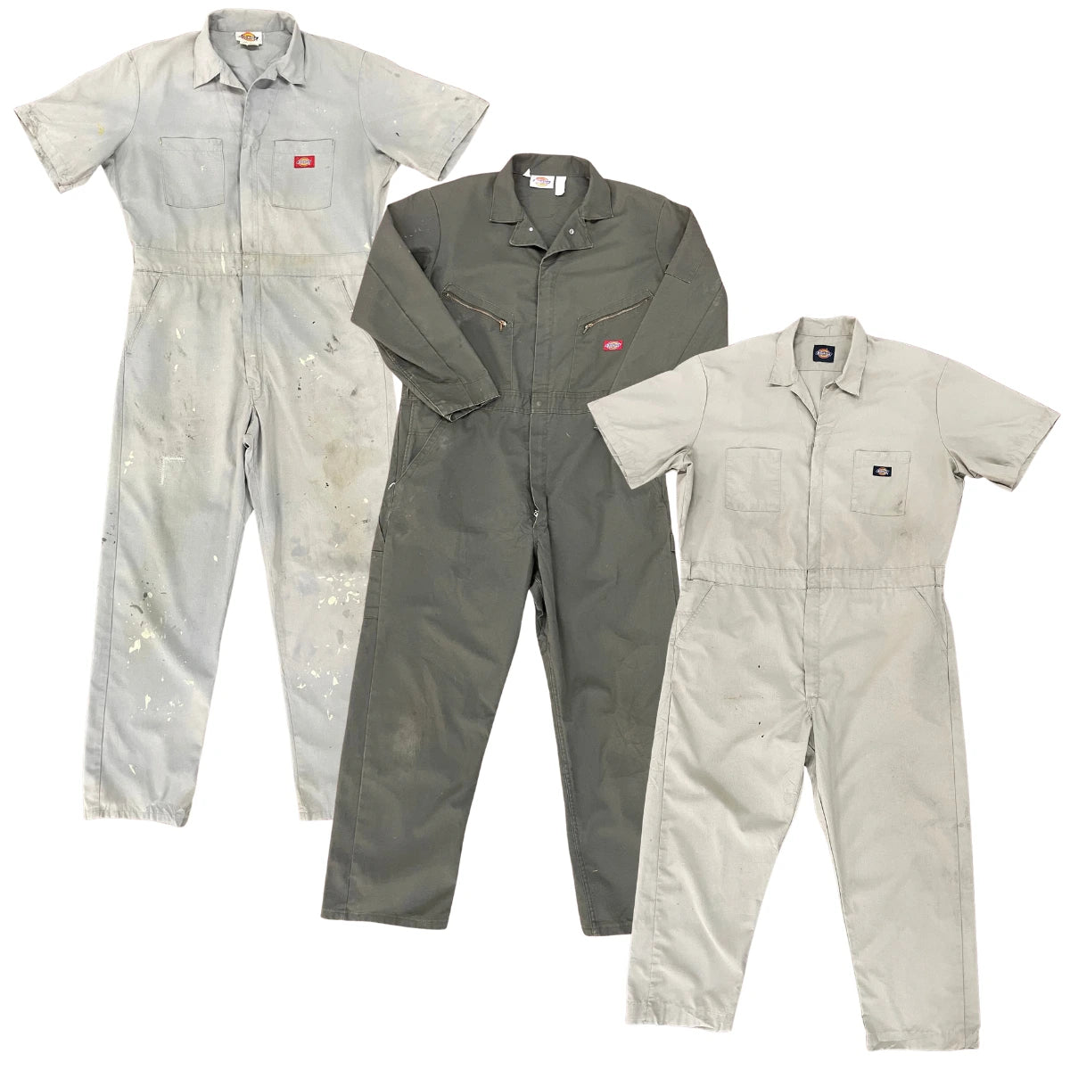Collection of 10X DICKIES BROKEN COVERALLS in a gallery layout