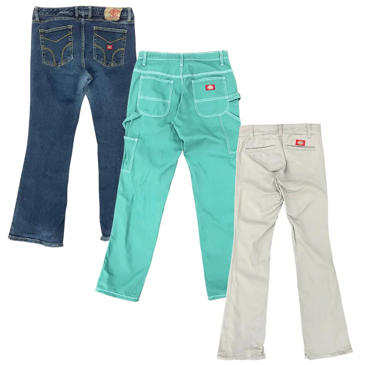 Collection of 25X DICKIES LADIES PANTS in a gallery layout