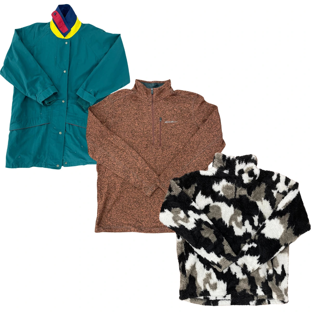 Collection of 25X EDDIE BAUER JACKET AND FLEECE in a gallery layout