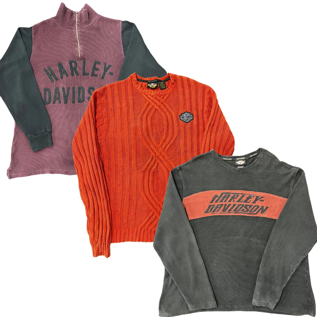Collection of 25X HARLEY DAVIDSON SWEATERS in a gallery layout
