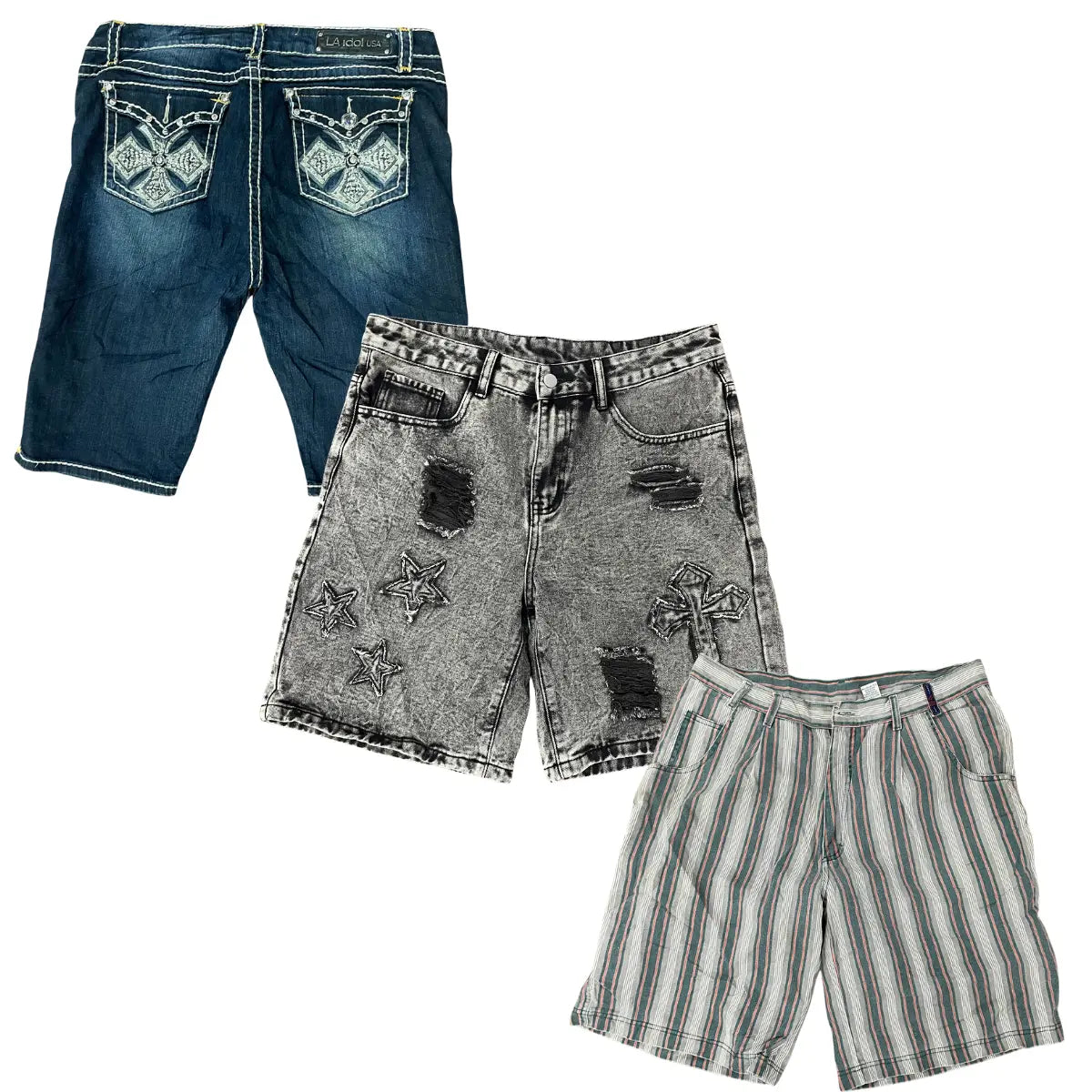 Collection of 25x HIP HOP SHORTS in a gallery layout