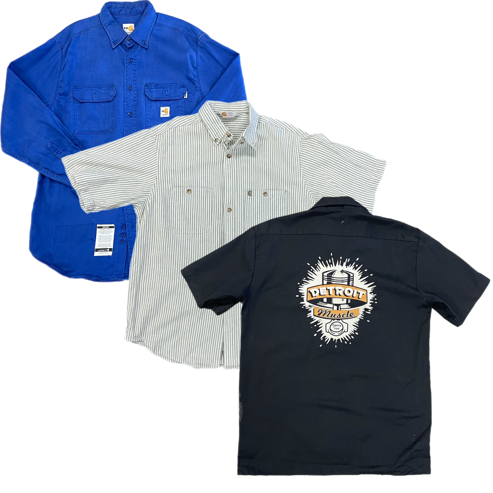 Collection of CARHARTT & DICKIES SHIRTS in a gallery layout