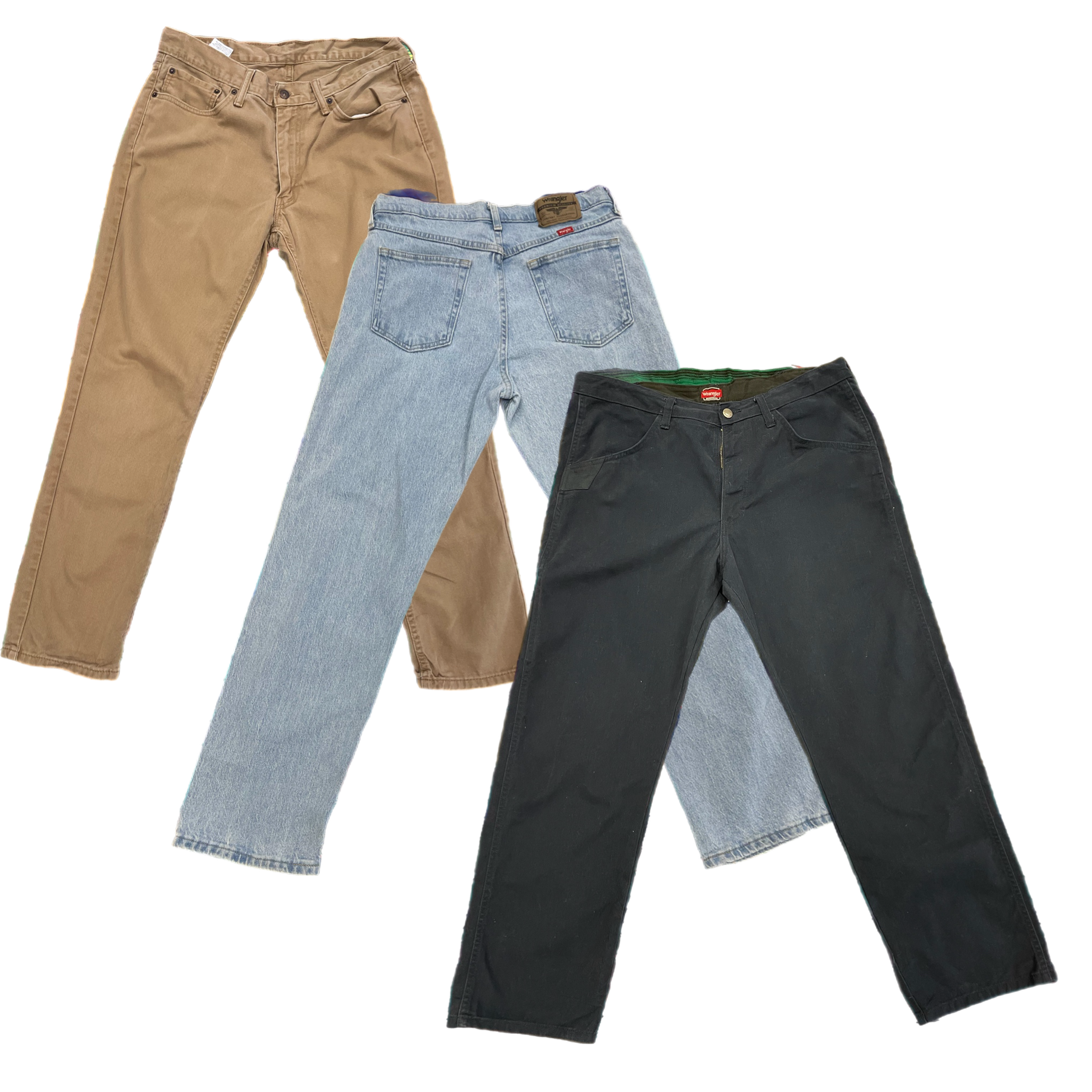 Collection of LEVIS LEE WRANGLER PANTS in a gallery layout