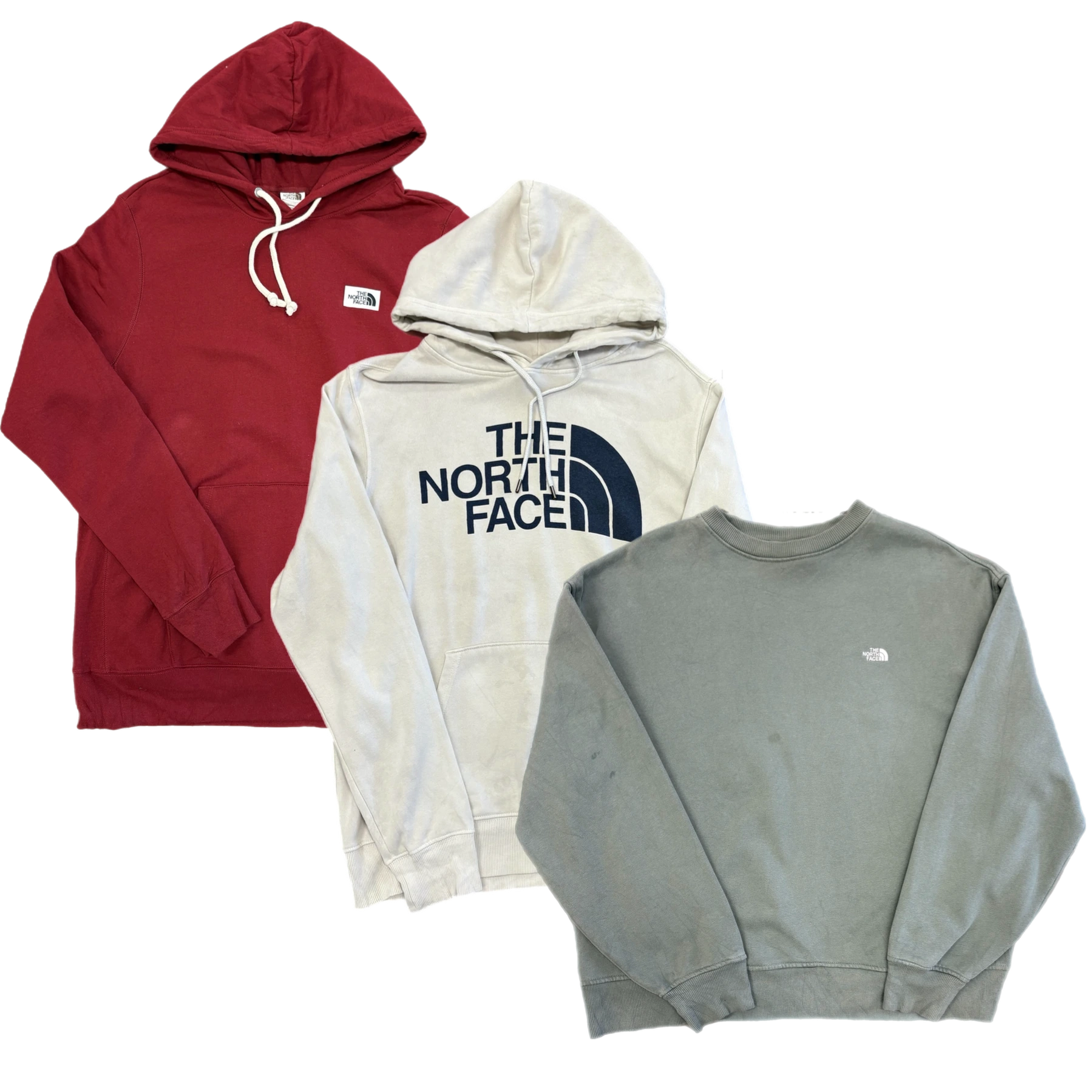 Collection of 25X NORTH FACE SWEATSHIRTS & HOODIES in a gallery layout