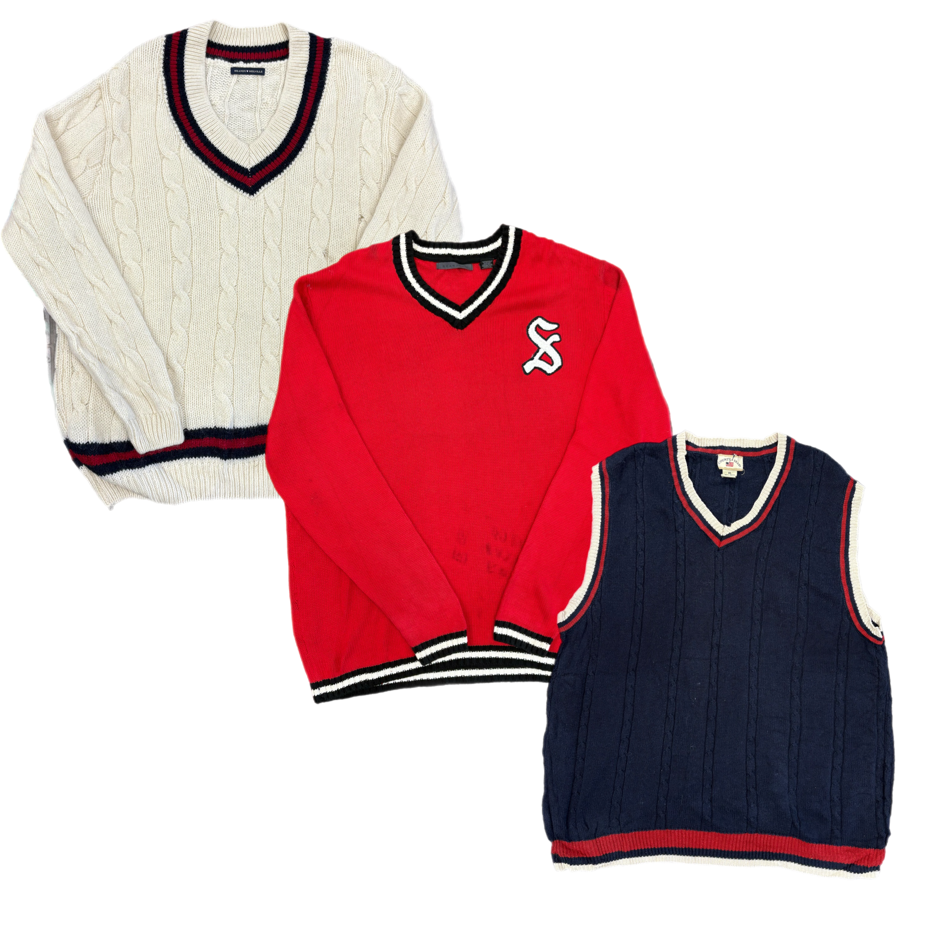 Collection of CRICKET SWEATERS in a gallery layout