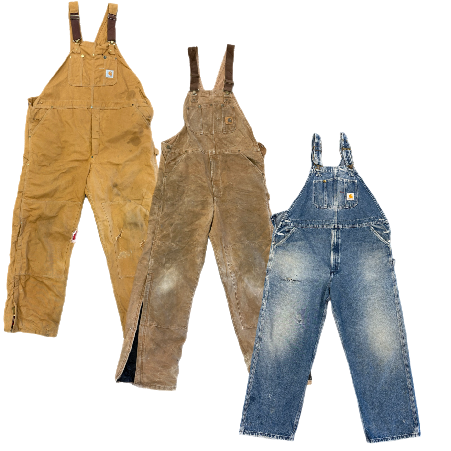 Collection of CARHARTT BROKEN OVERALLS
 in a gallery layout