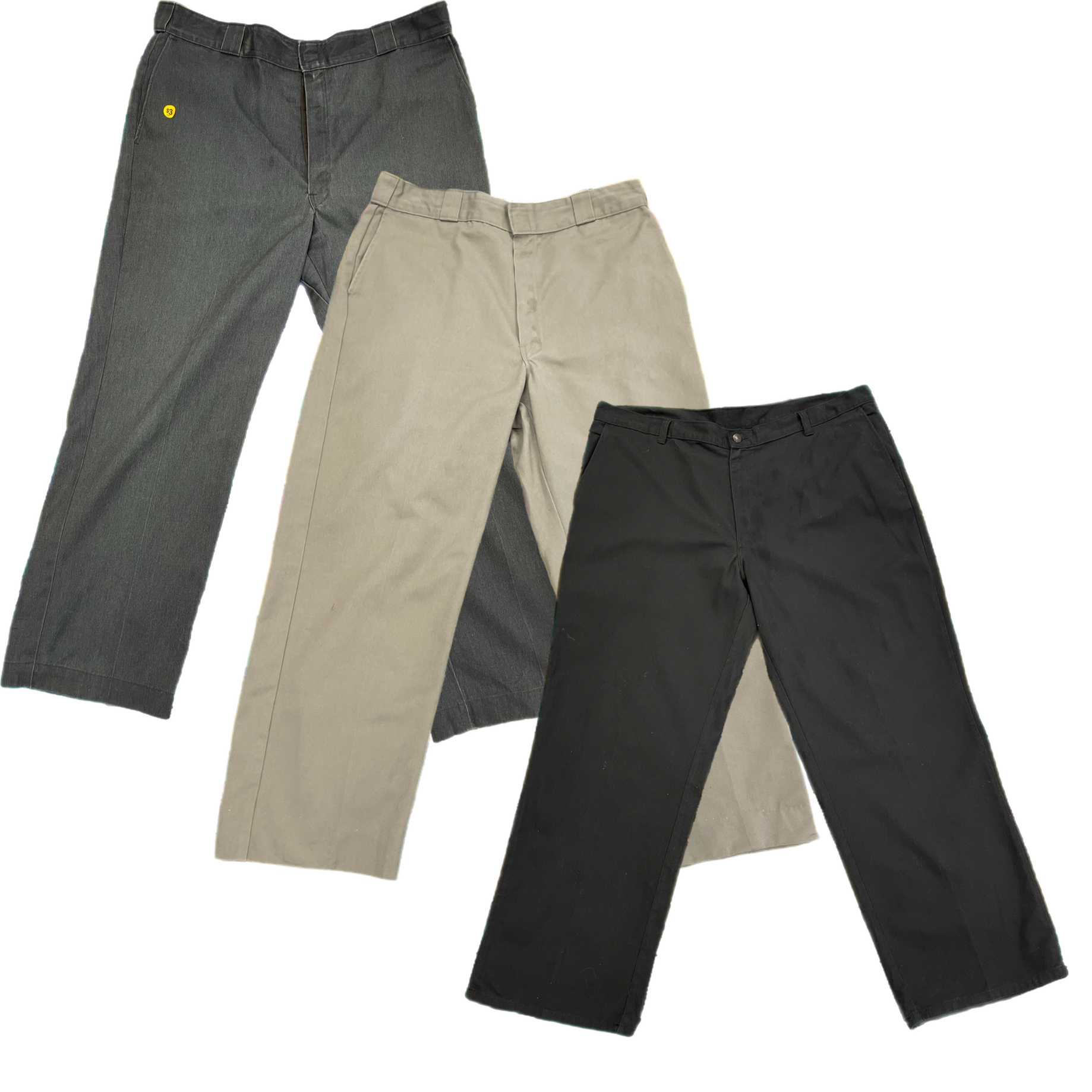 Collection of DICKIES 874 TROUSERS GRADE B in a gallery layout