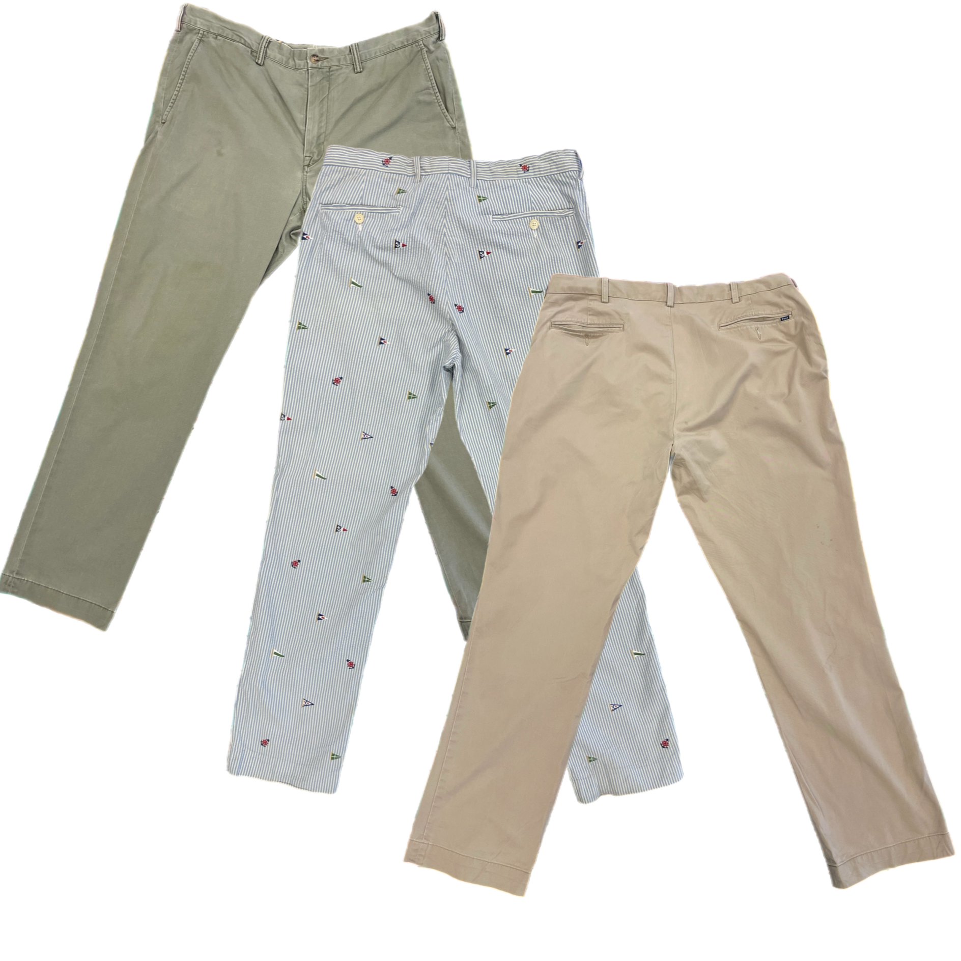 Collection of POLO COTTON PANTS GRADE B in a gallery layout
