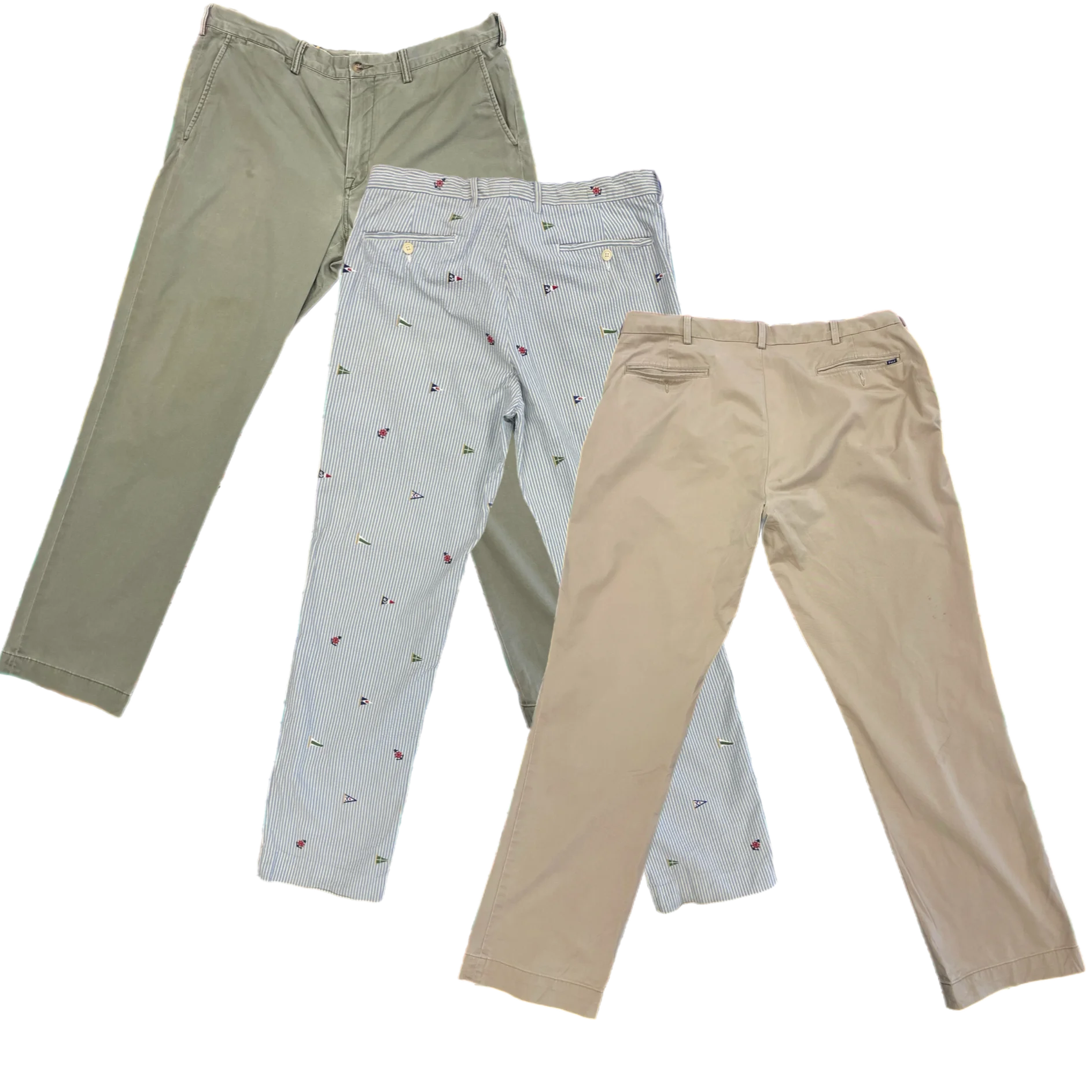 Collection of 30X POLO COTTON PANTS GRADE B in a gallery layout