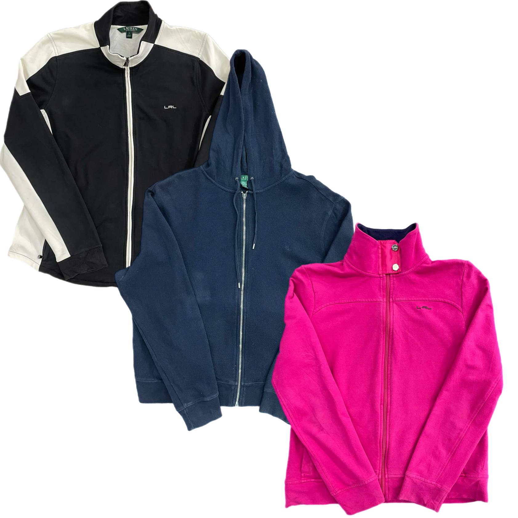 Collection of RL sweats in a gallery layout