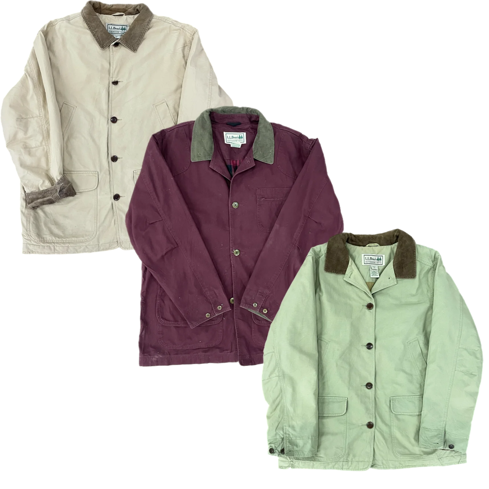Collection of 25X L.L BEAN HUNTING JACKETS in a gallery layout