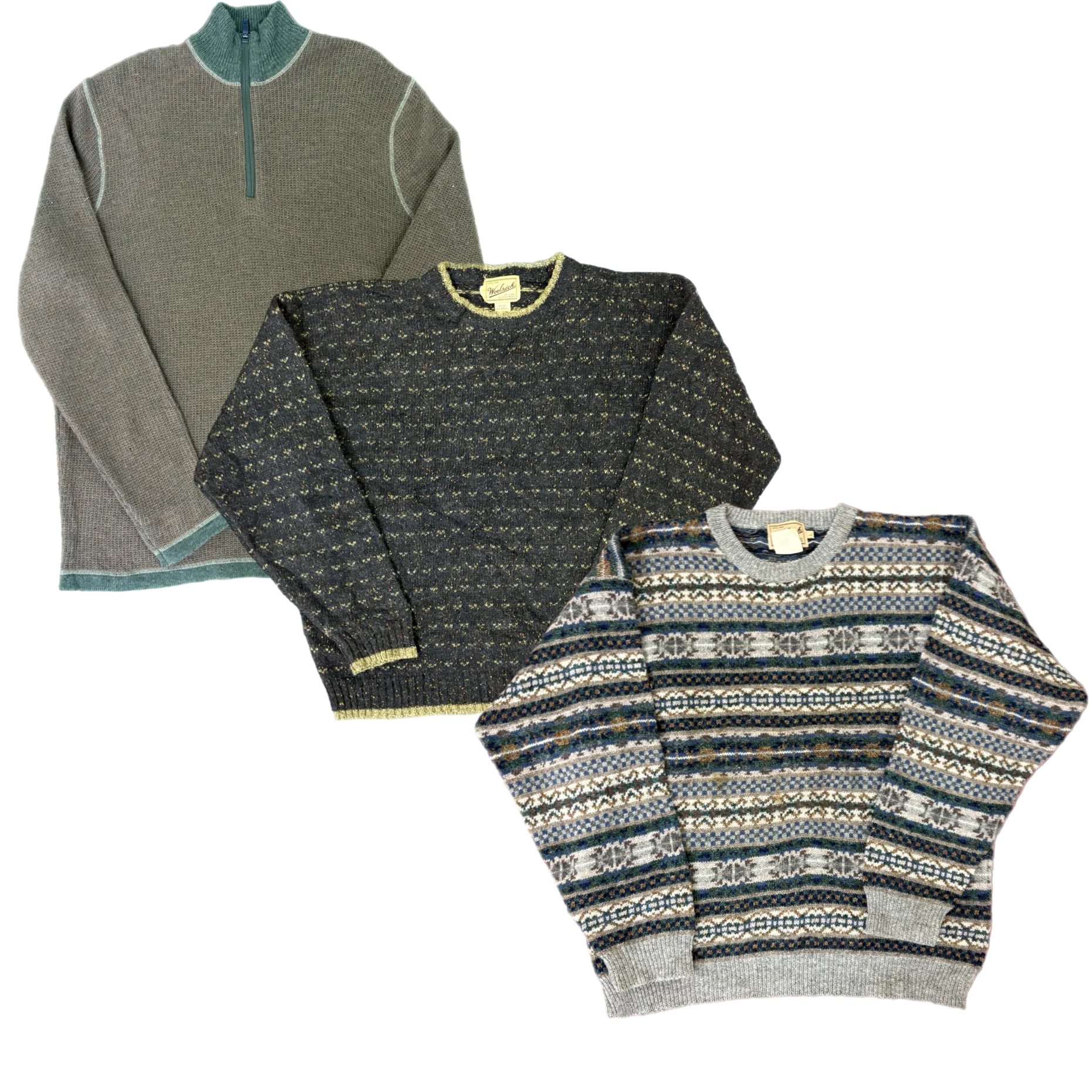 Collection of 25X WOOLRICH SWEATERS in a gallery layout