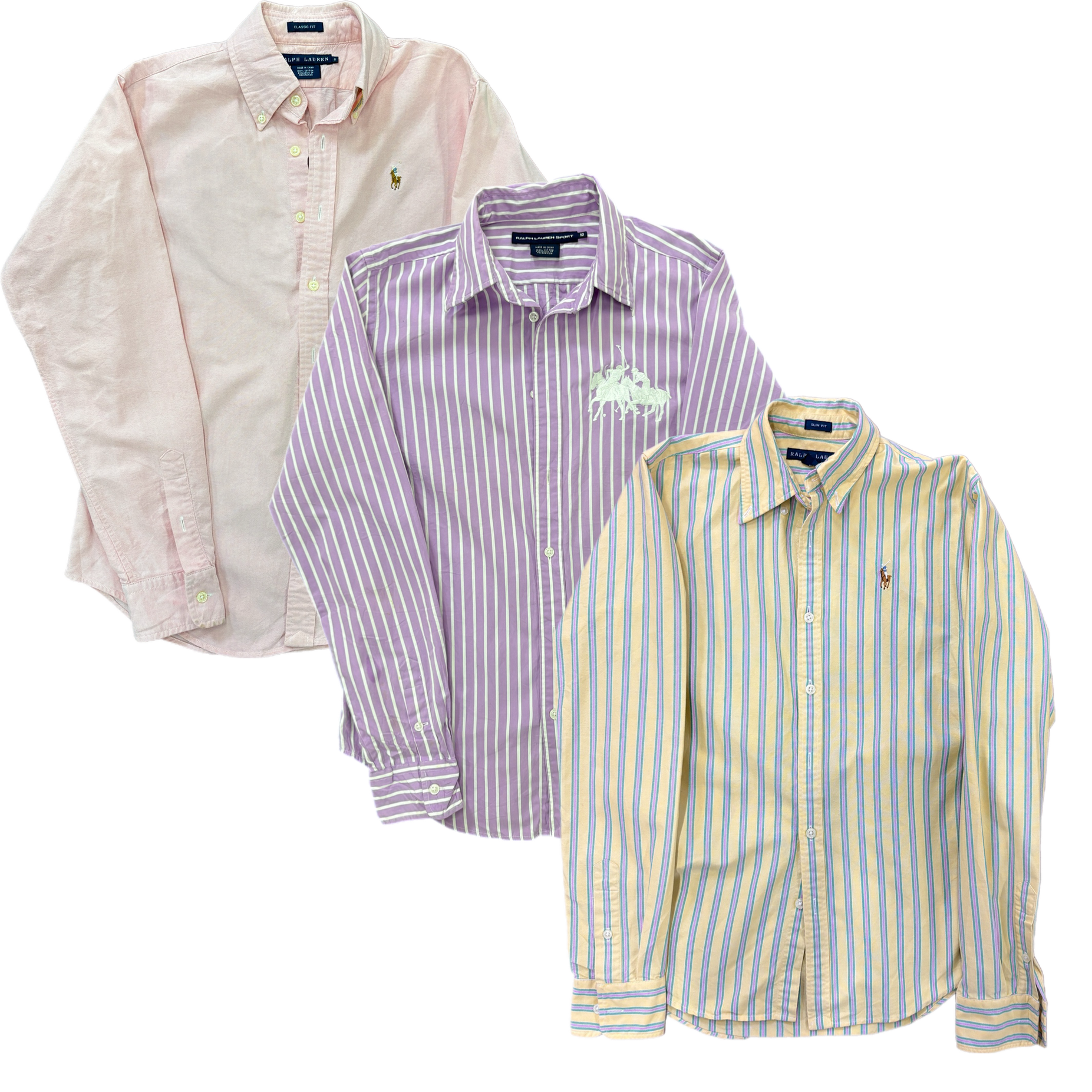 Collection of RALPH LAUREN LADIES SHIRTS in a gallery layout