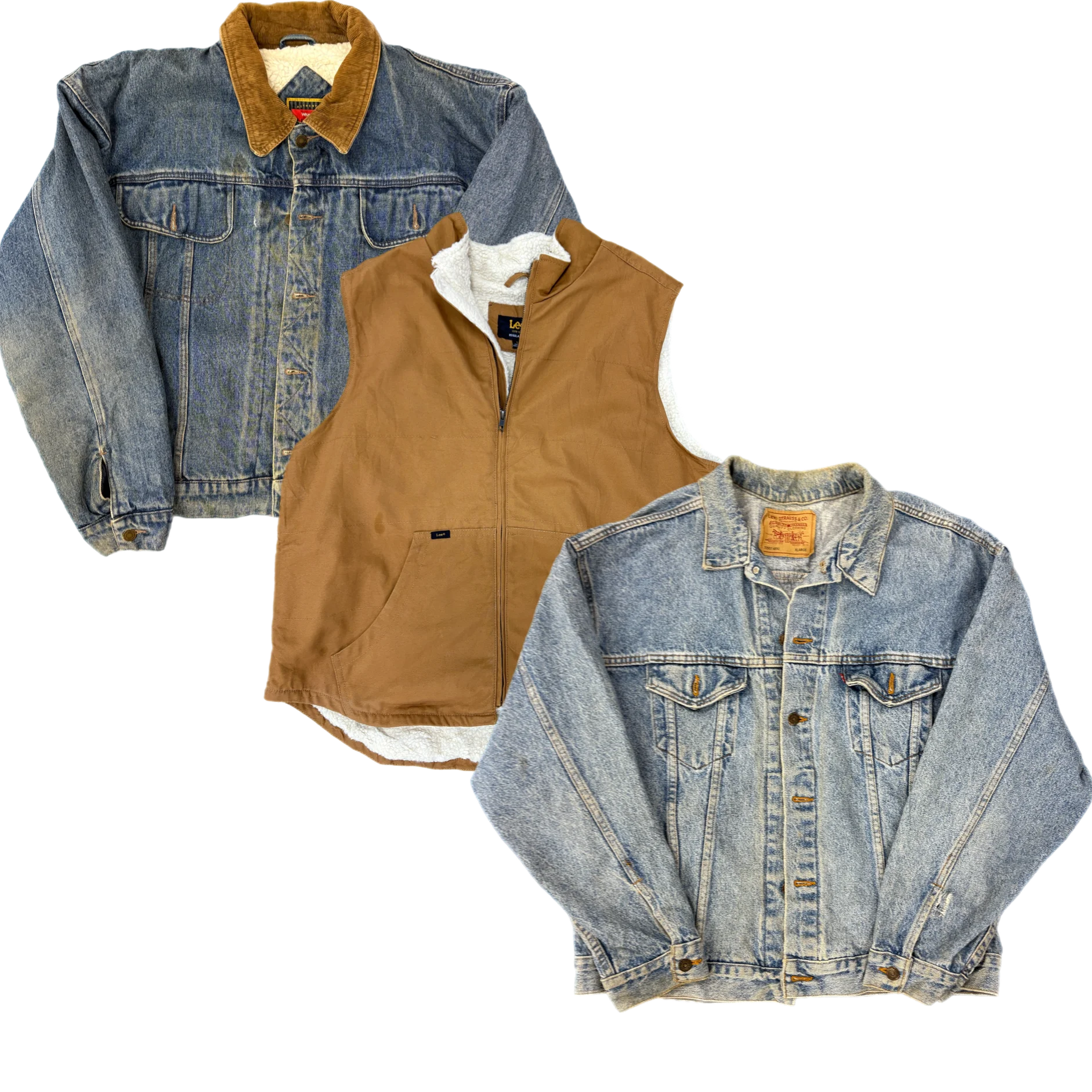 Collection of 25X LLW MIX JACKETS A/B GRADE in a gallery layout