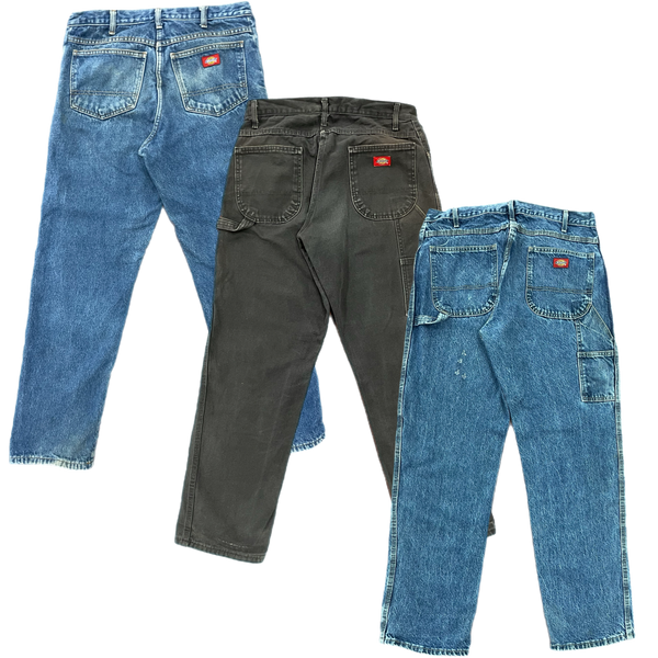 25X DICKIES DENIM PANTS (GRADE A/B)