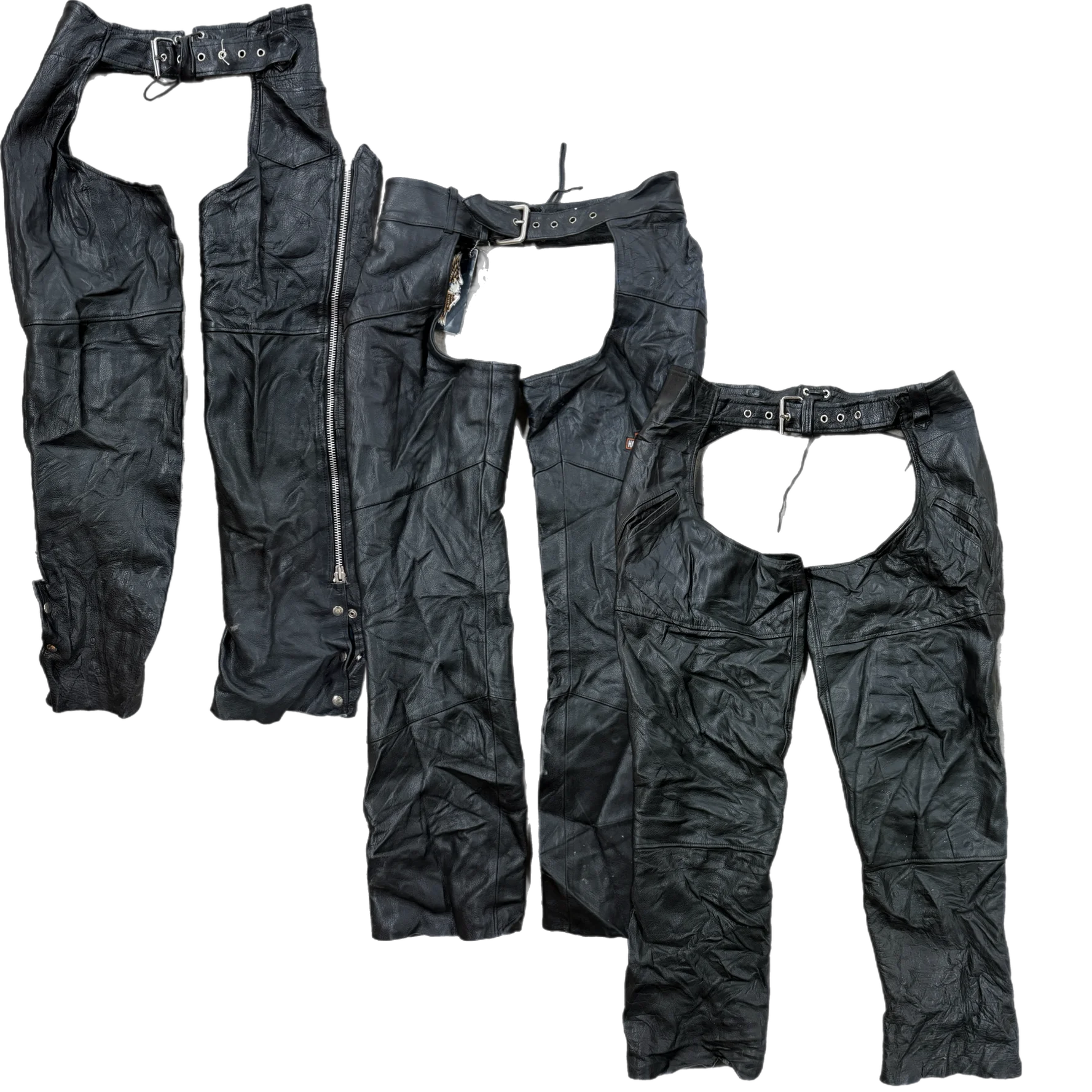 Collection of 10X COWBOY LEATHER CHAPS in a gallery layout