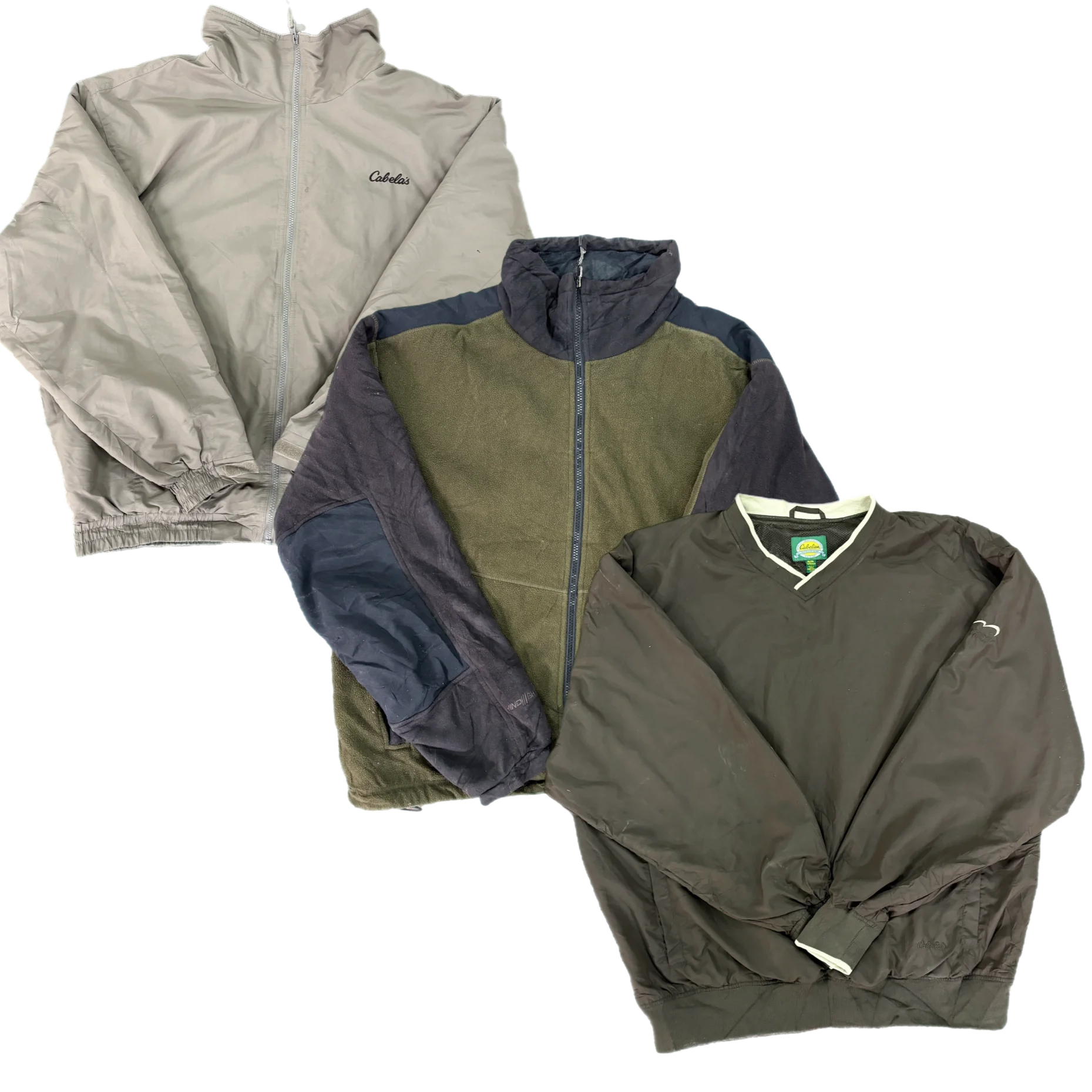 Collection of 25X CABELAS FLEECE & JACKET in a gallery layout
