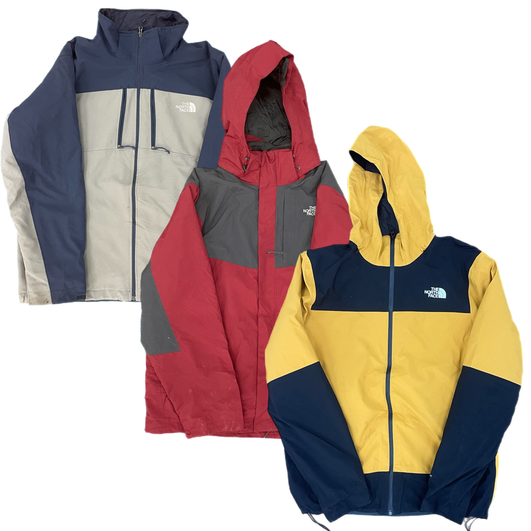 Collection of 50X NYLON NORTH FACE JACKETS in a gallery layout